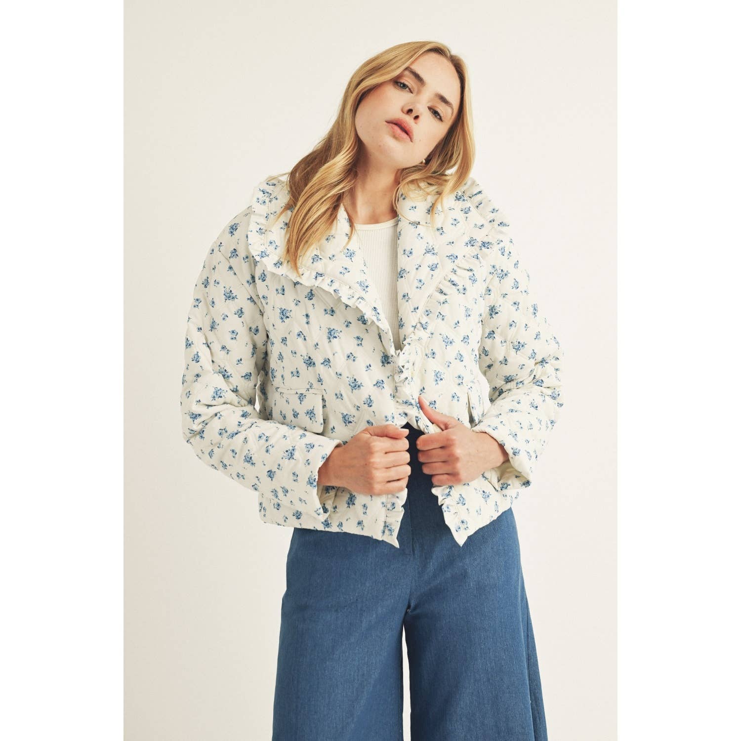 Blue Rose Quilted Jacket – Vaalbara