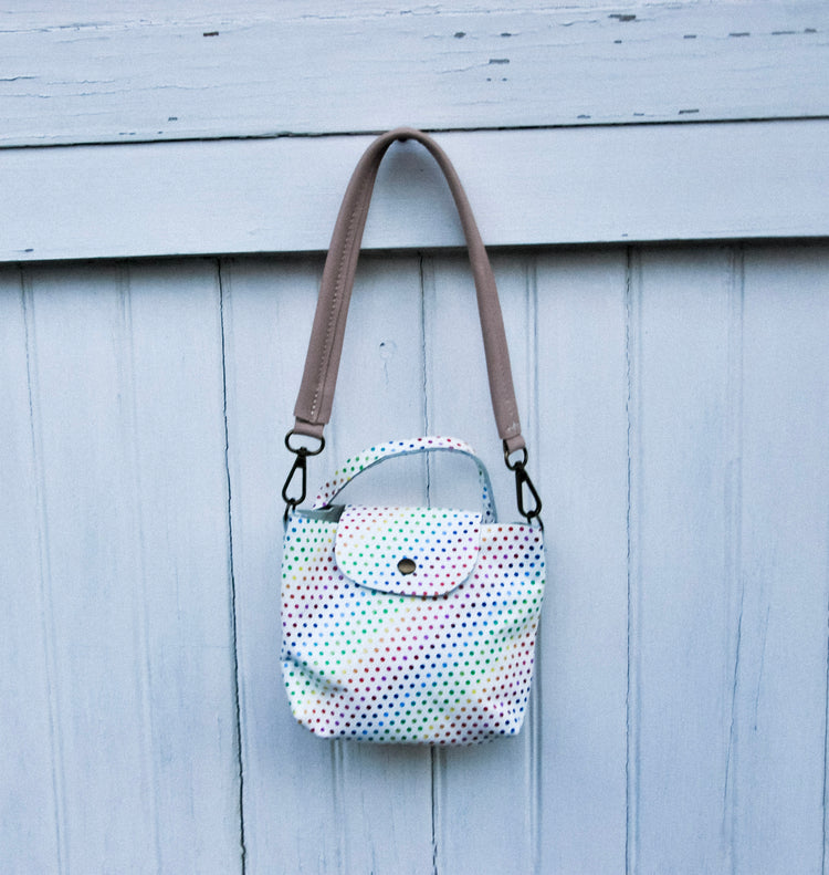 Rainbow Dot Lilly Pocket Messenger Pouch