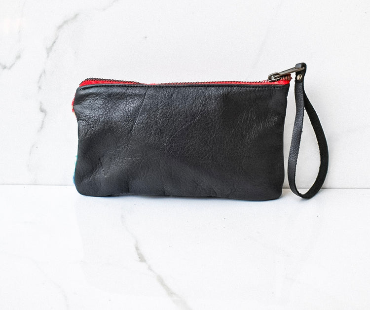 Blue Stainglass Clara Clutch