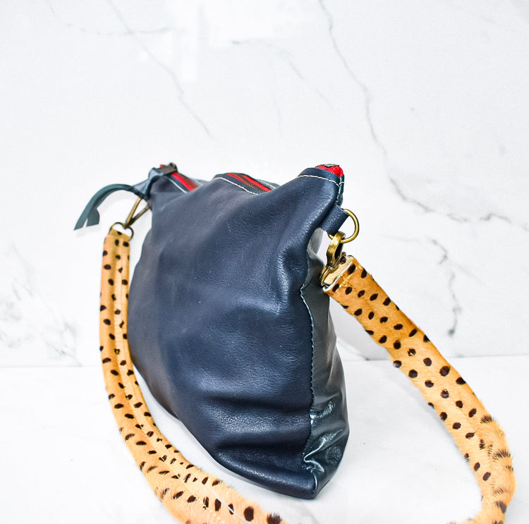 Mini Vivi Navy/Teal Crossbody