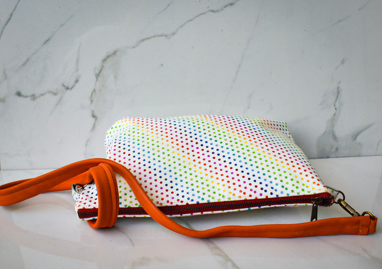Gia Rainbow Dot Crossbody