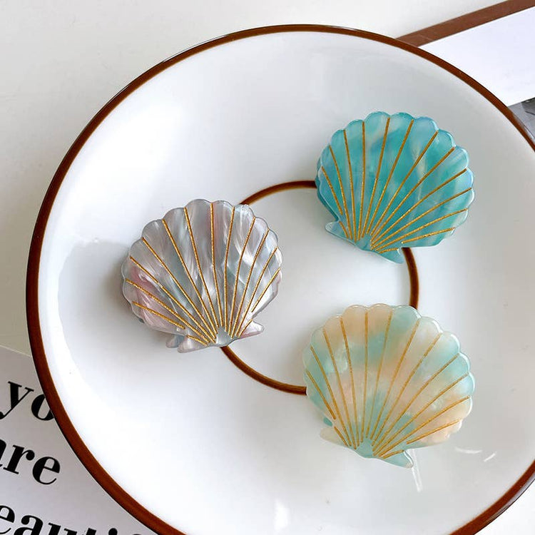 Seashell Small Hair Claw Clip