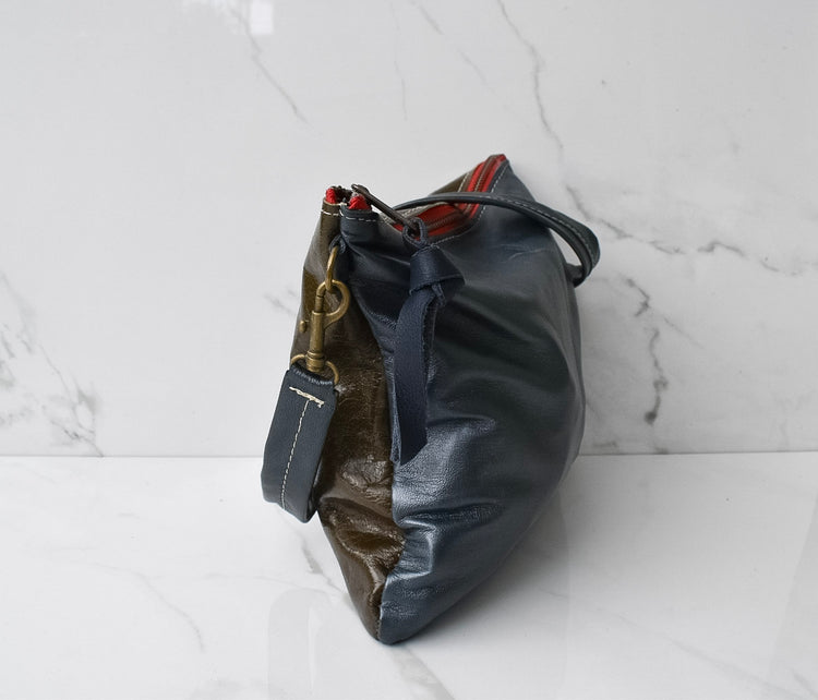 Vivi Olive/Navy Crossbody