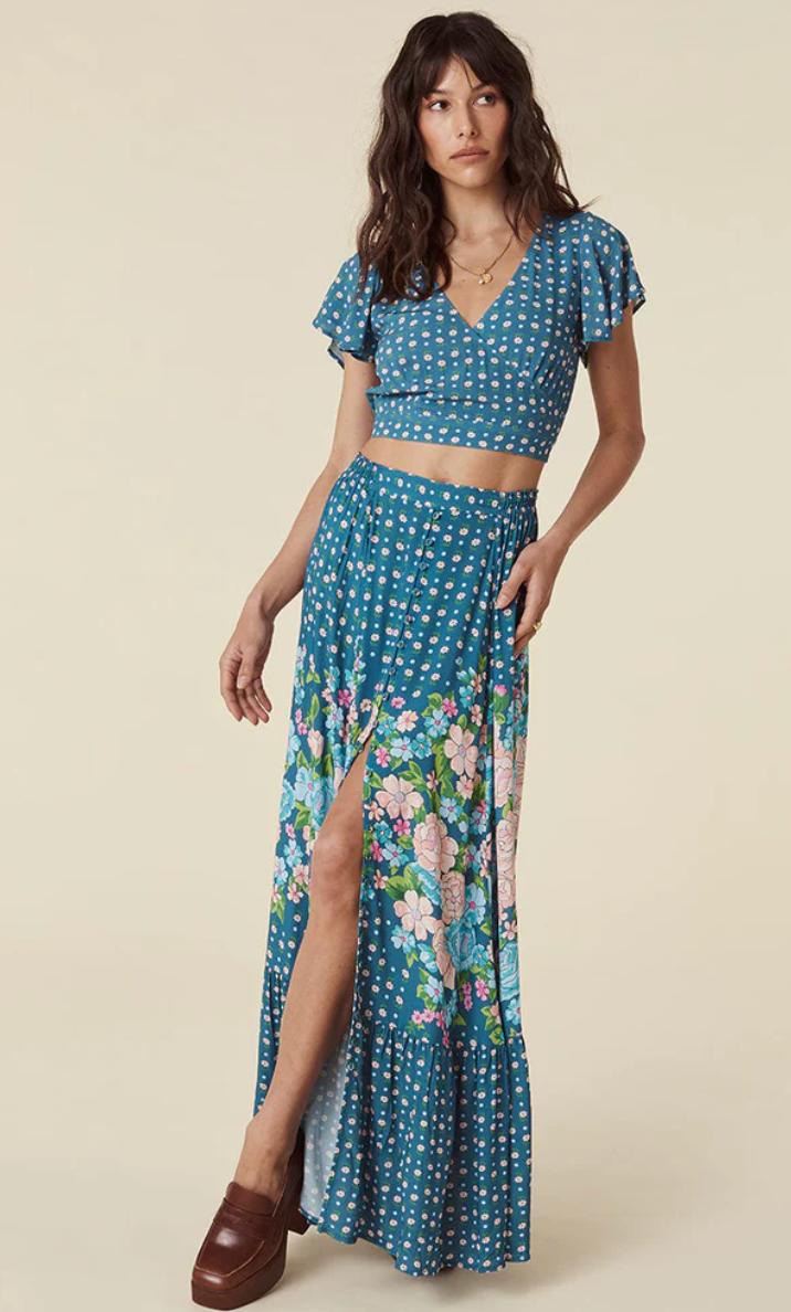 Spell Designs - Yellow Rose Maxi Skirt