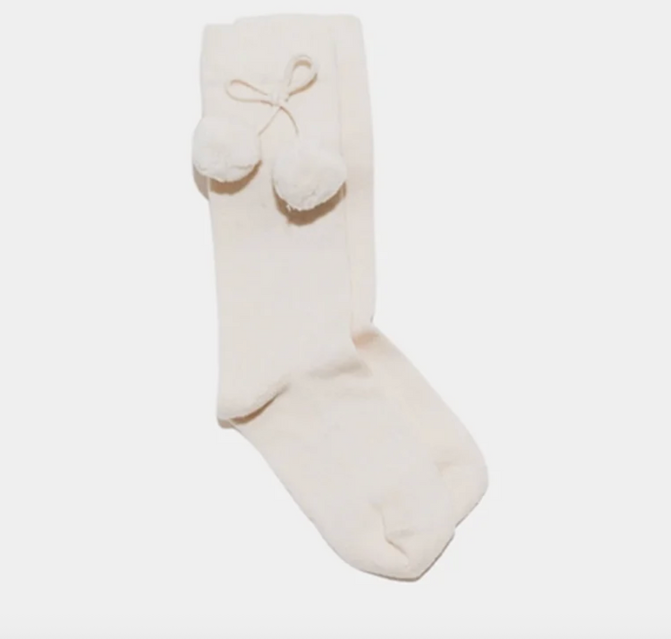 Classical Child- Knee High Pom Socks