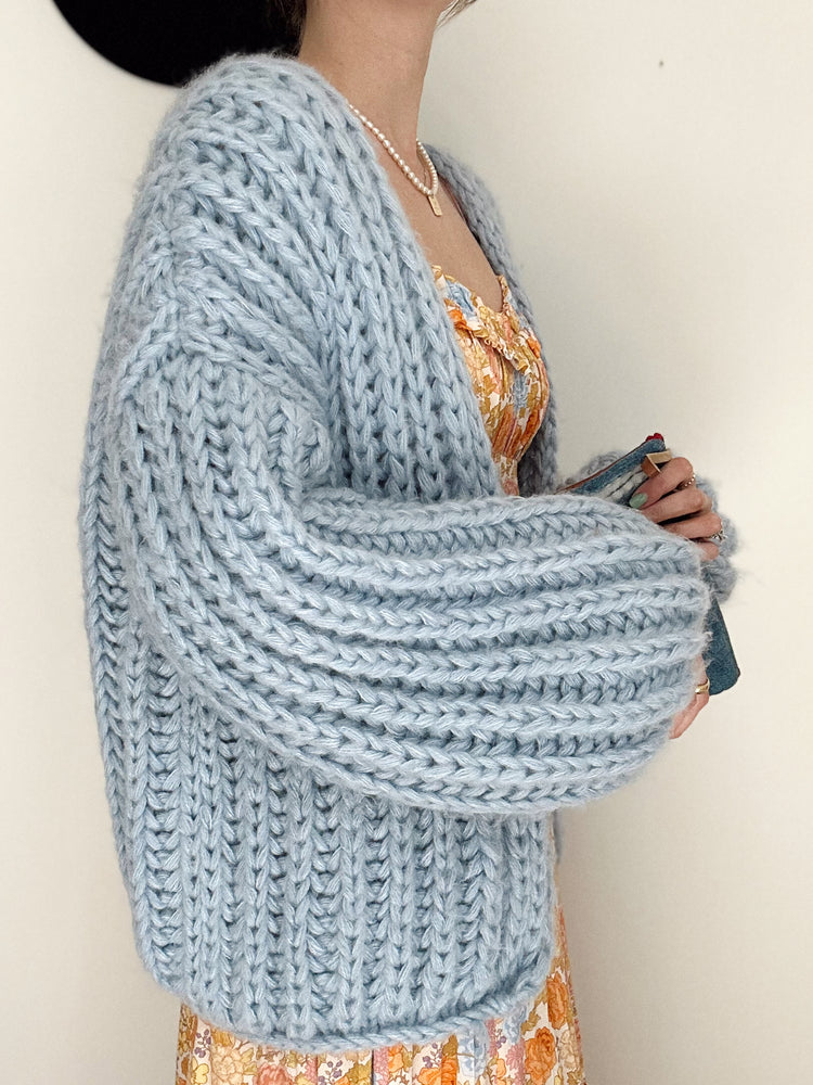 Saachi- Chunky Oversized Knit Cardigan