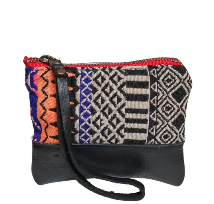 Paloma Coin Pouch in Black Leather
