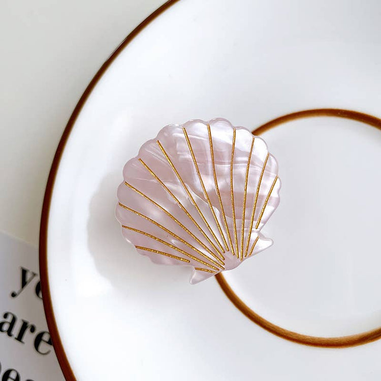 Seashell Small Hair Claw Clip