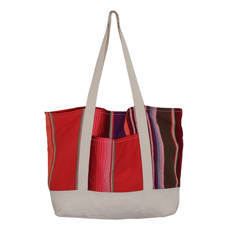 Beach Tote in Red Sayulita