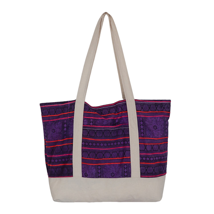 Beach Tote in Patong Purple