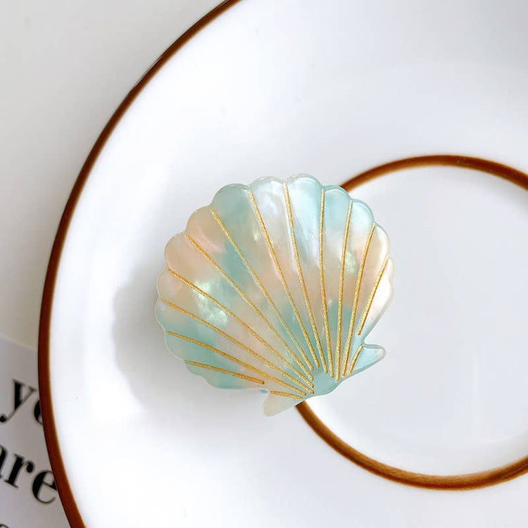Seashell Small Hair Claw Clip