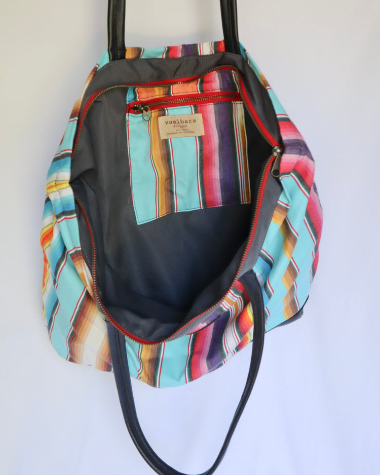 Vera Weekender Black Leather