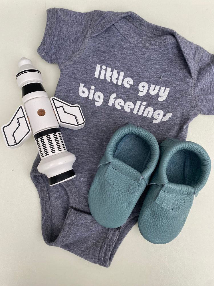 little imprint - little guy big feelings onesie