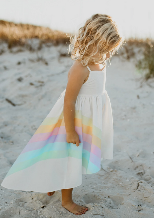 Oopsie Daisy- Rainbow Dress