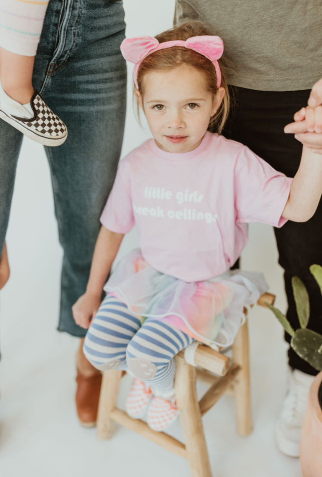 little imprint - little girls break ceilings Toddler T-shirt