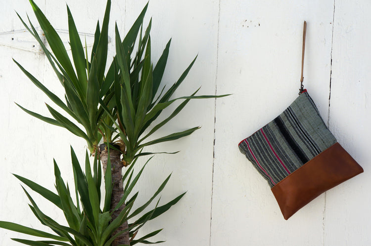 Aquinnah Green Clutch