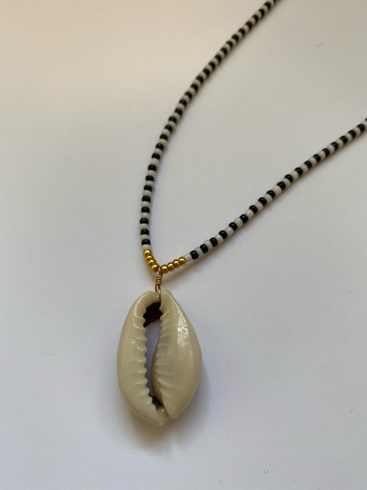 Cowrie Goddess Bead Necklace