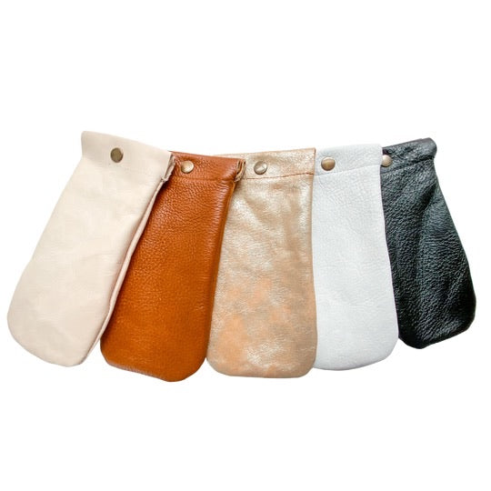 Vaalbara All Leather Sunglass Snap Case