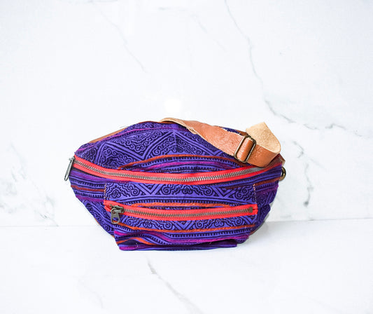 Fanny Pack-Purple Patong