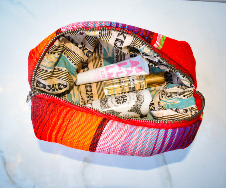 Carly Cosmetic Clutch in Rosarito