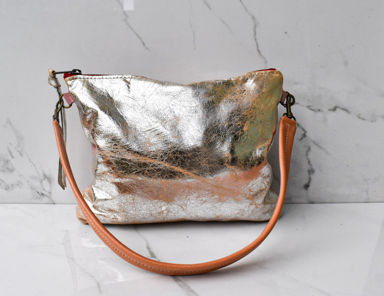Mini Vivi Maeve/Cracked Gold Crossbody