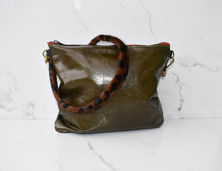 Mini Vivi Olive/CharcoalCrossbody
