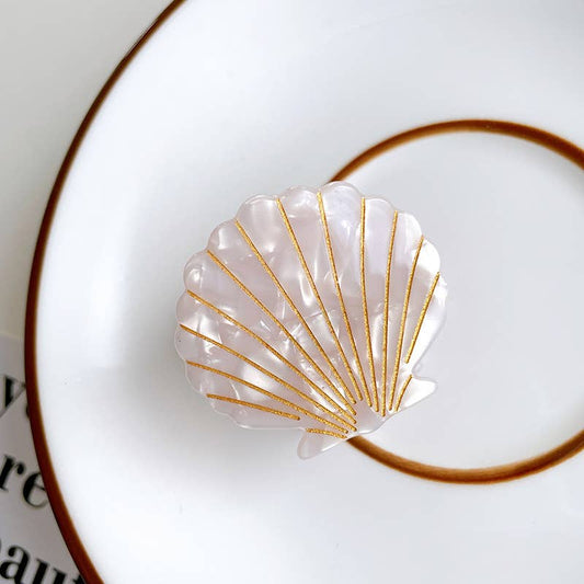 Seashell Small Hair Claw Clip