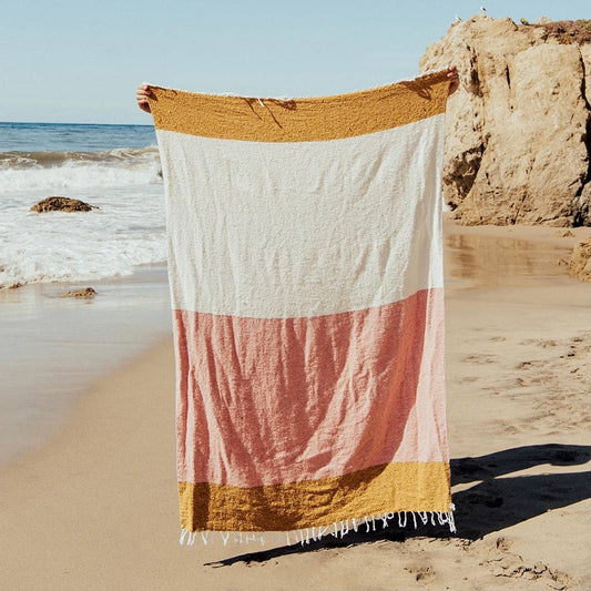 Sunrise - SUSTAINABLE RECYCLED THROW BLANKET