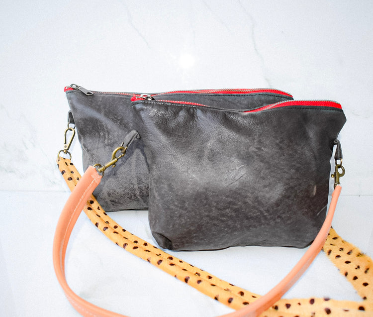 Mini Gia Shimmer Black Crossbody