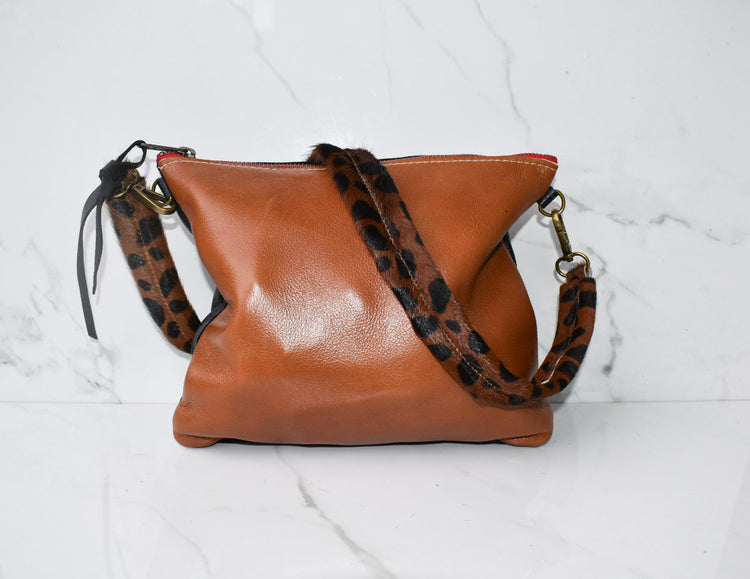 Vivi Brown/Black Crossbody