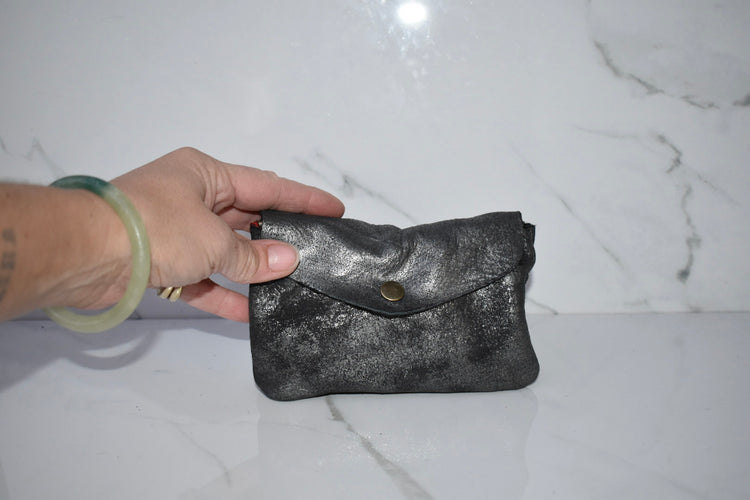 Winnie Shimmer Black Wallet