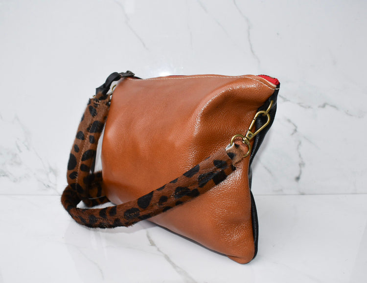 Mini Vivi Black/Brown Crossbody
