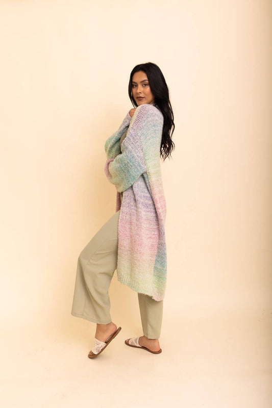 Soft Ombre Longline Cardigan 🎀