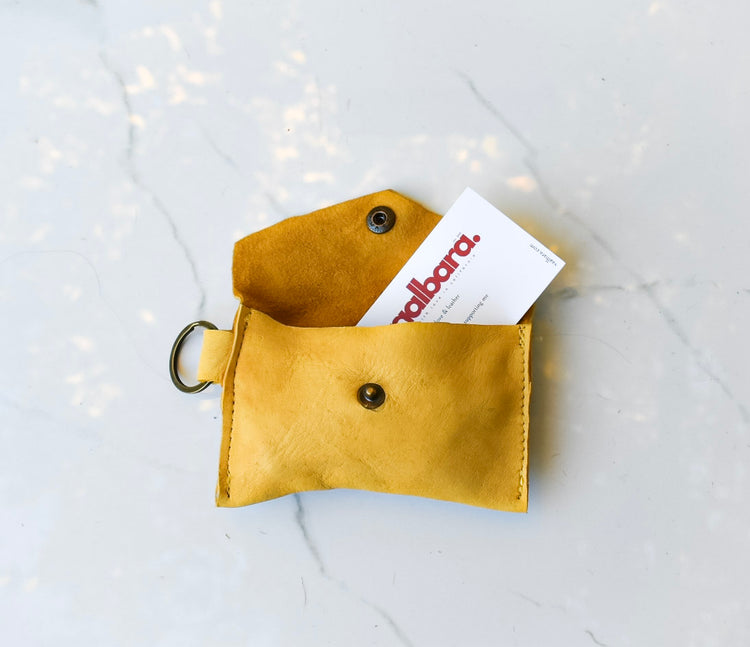Melly Mini Yellow Card Wallet