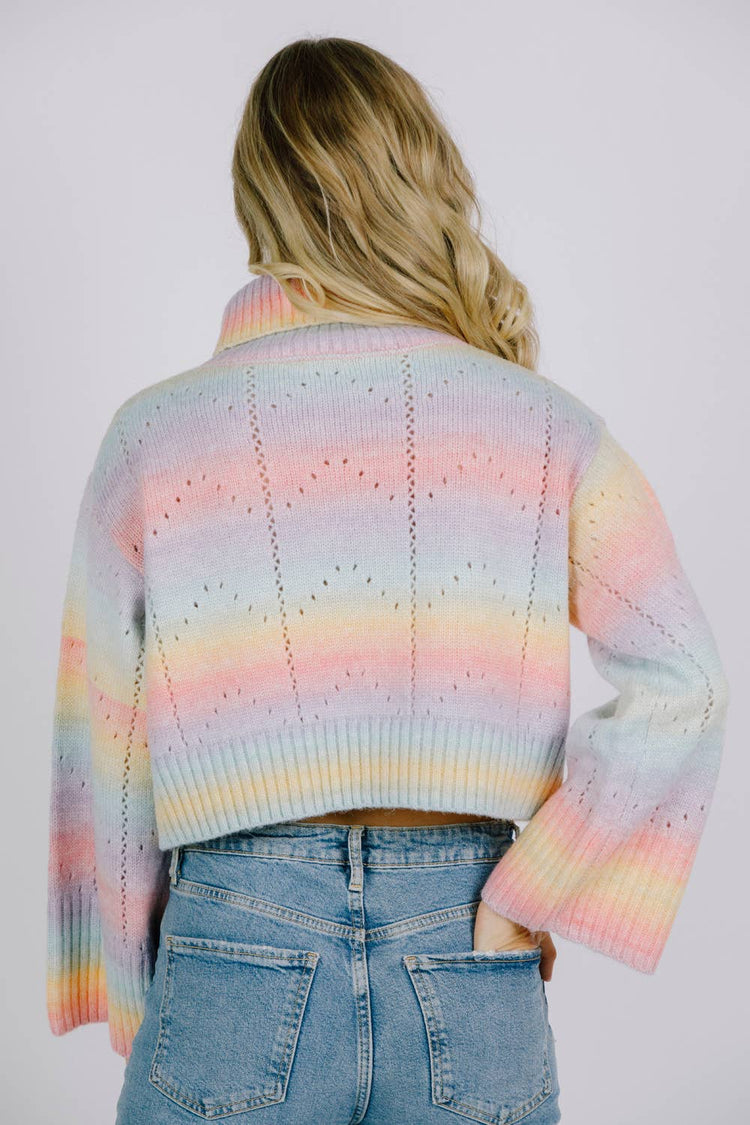 Ombre Pastel Knit Sweater