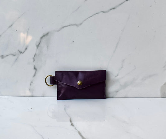 Melly Mini  Purple Card Wallet