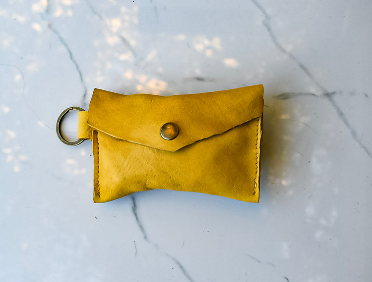 Melly Mini Yellow Card Wallet