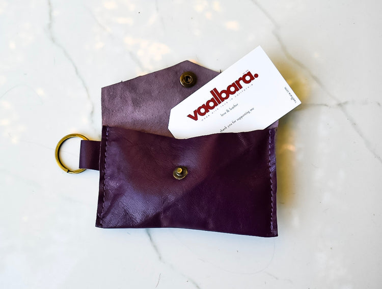 Melly Mini  Purple Card Wallet