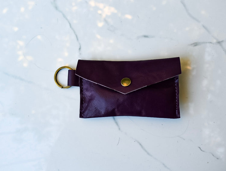Melly Mini  Purple Card Wallet