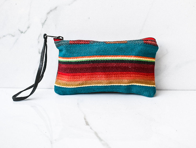 Teal Dorado Clara Clutch