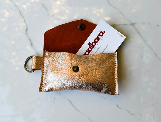 Melly Mini Rose Gold Card Wallet