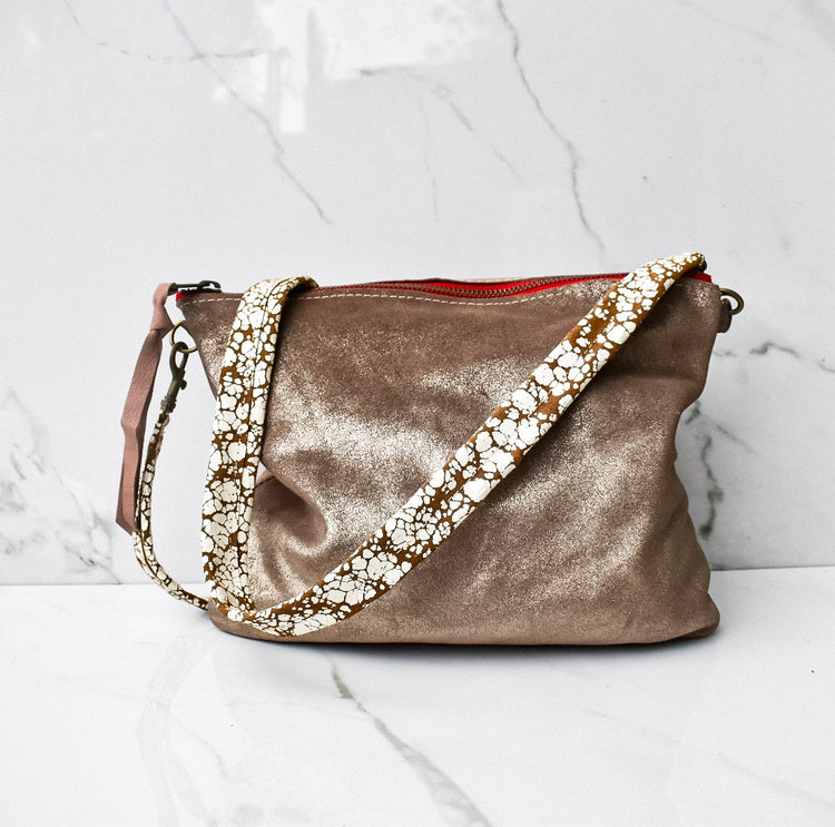 Mini Vivi Bronze/Pink Crossbody