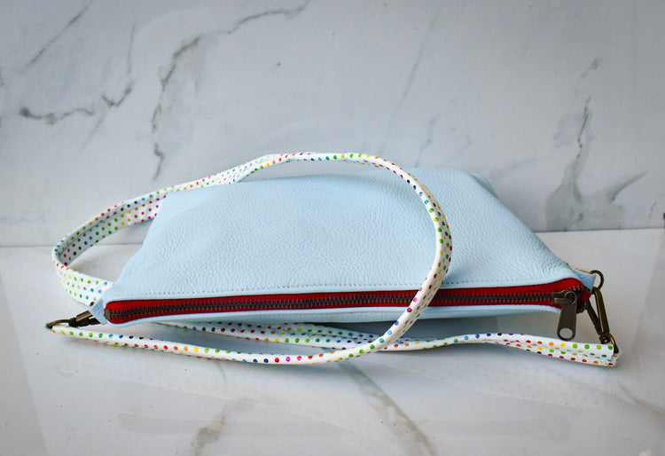 Gia Baby Blue Crossbody