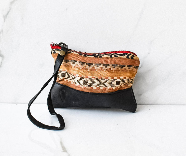 Indira Coin Pouch in Black Leather