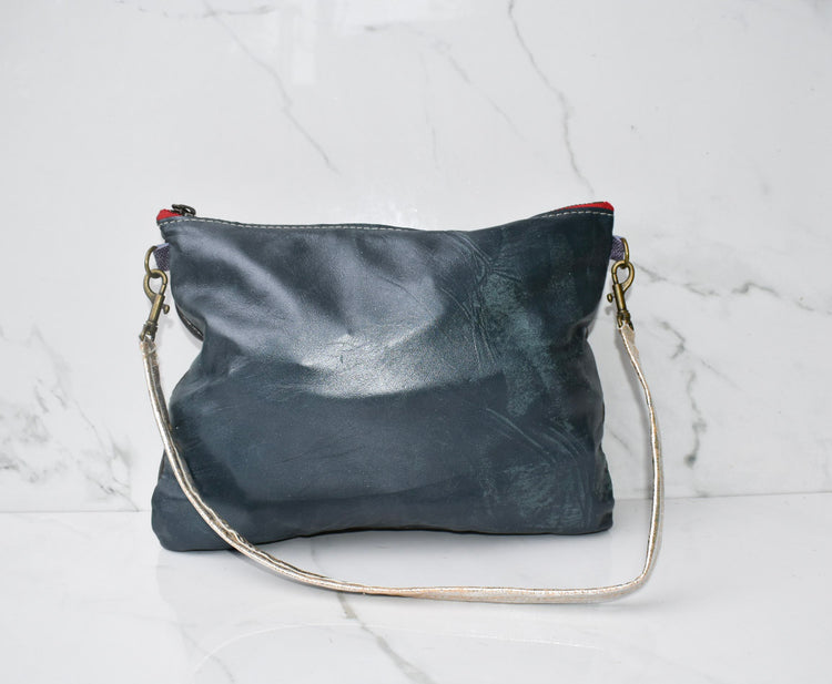 Vivi Charcoal/Blue Crossbody
