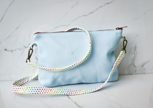 Gia Baby Blue Crossbody