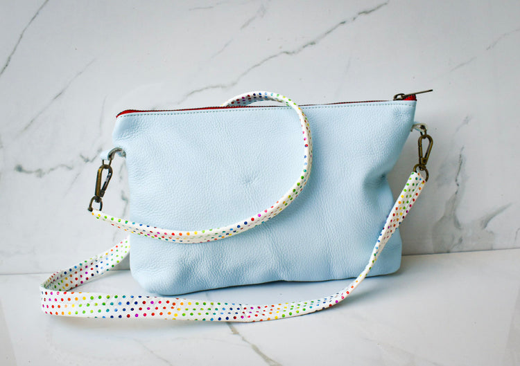 Gia Baby Blue Crossbody