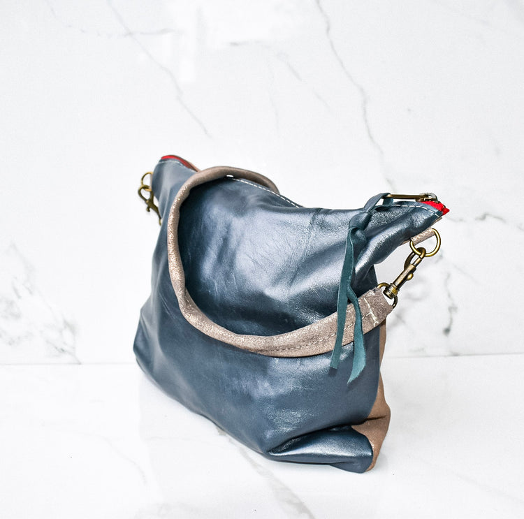 Mini Vivi Bronze/NavyCrossbody