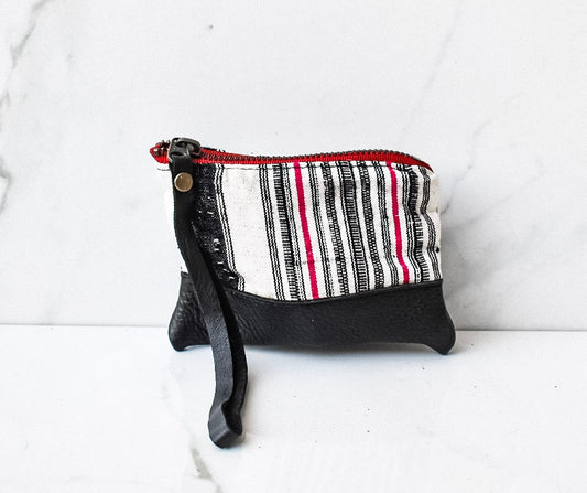 Aquinnah Coin Pouch in Black Leather