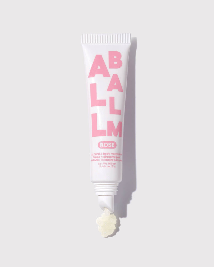 Zizia All Balm Tube-Rose Hand & Lip Balm
